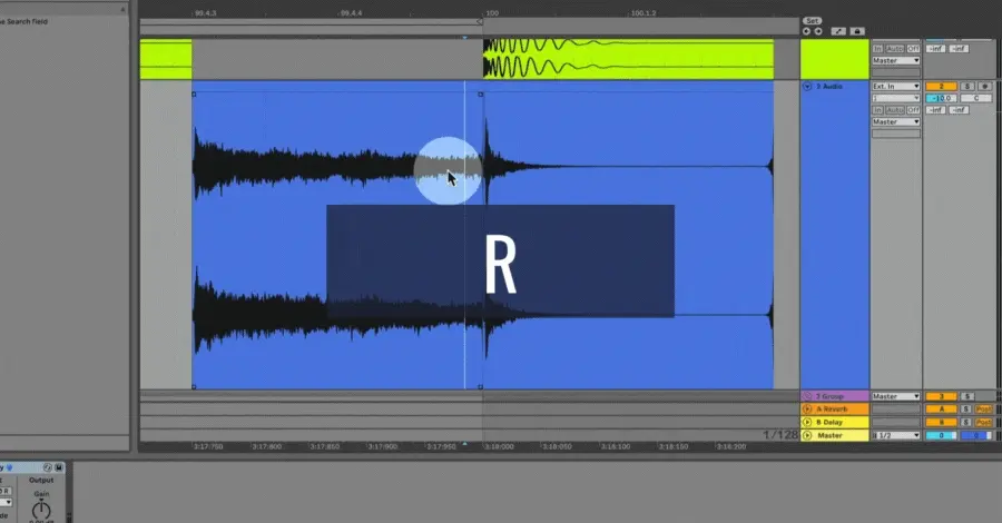 Reverse audio