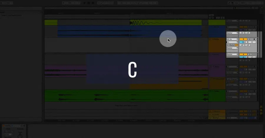 Arm track for recording
