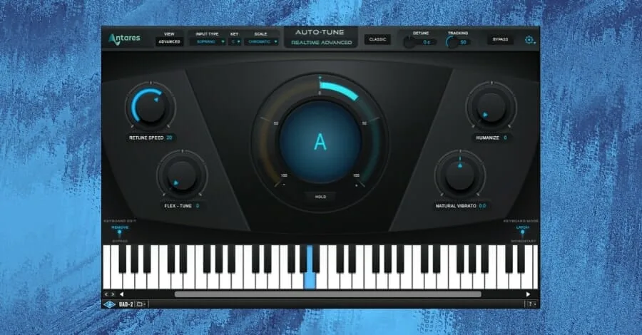 Antares Autotune plugin interface