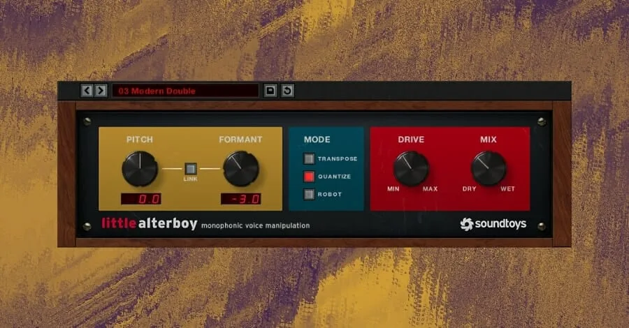 Soundtoys Little Alterboy vocal effects plugin interface