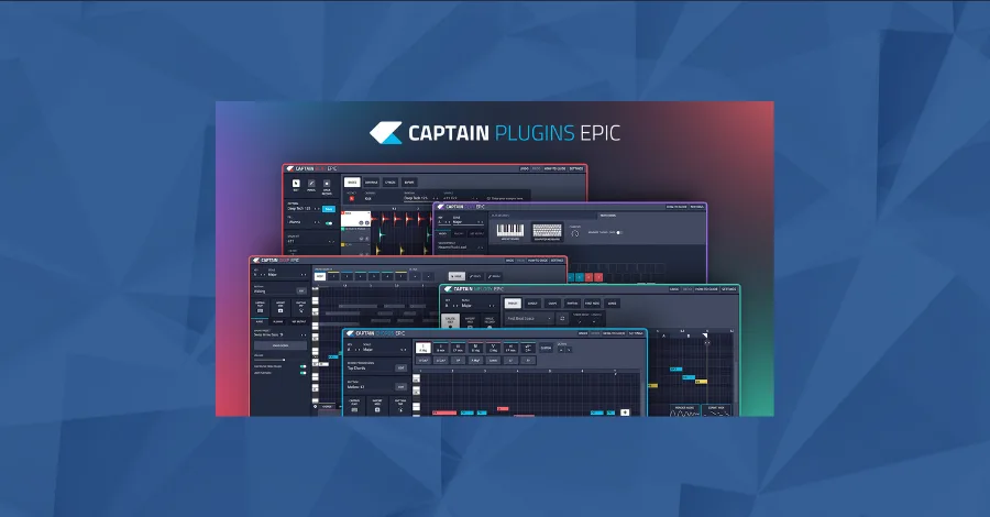 Mixed in Key Captain Plugins suite for chords, melodies, basslines, and drums