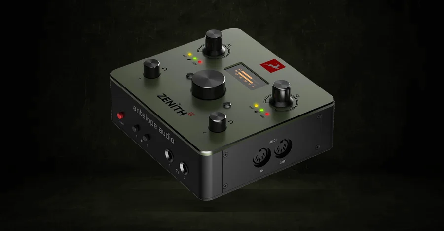 Antelope Audio Zenith 2 desktop interface with onboard Synergy Core DSP