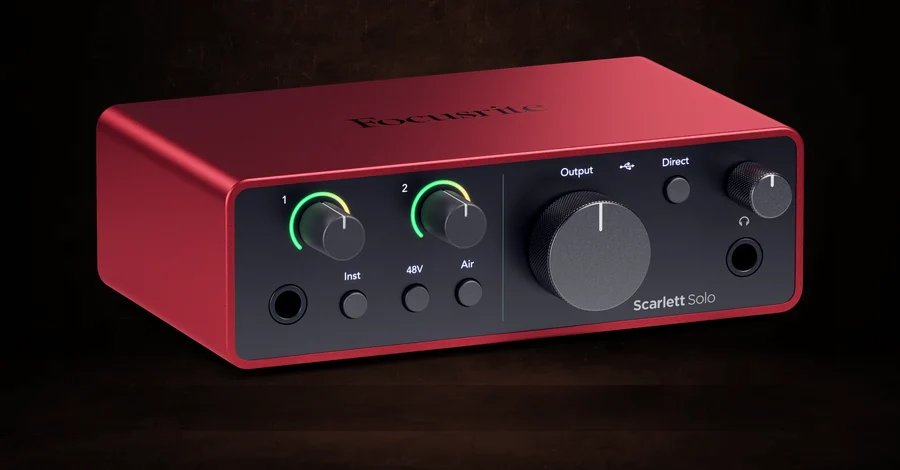 Focusrite Scarlett Solo 4th Gen USB audio interface