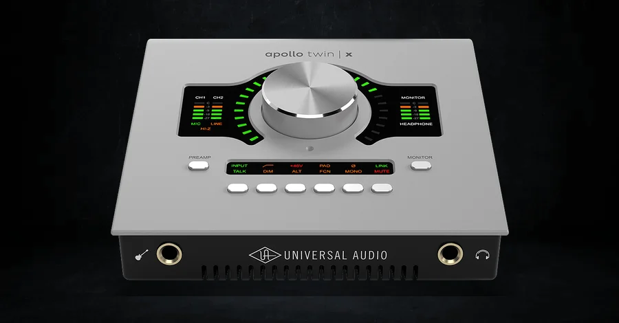 Universal Audio Apollo Twin X Gen 2 desktop Thunderbolt interface