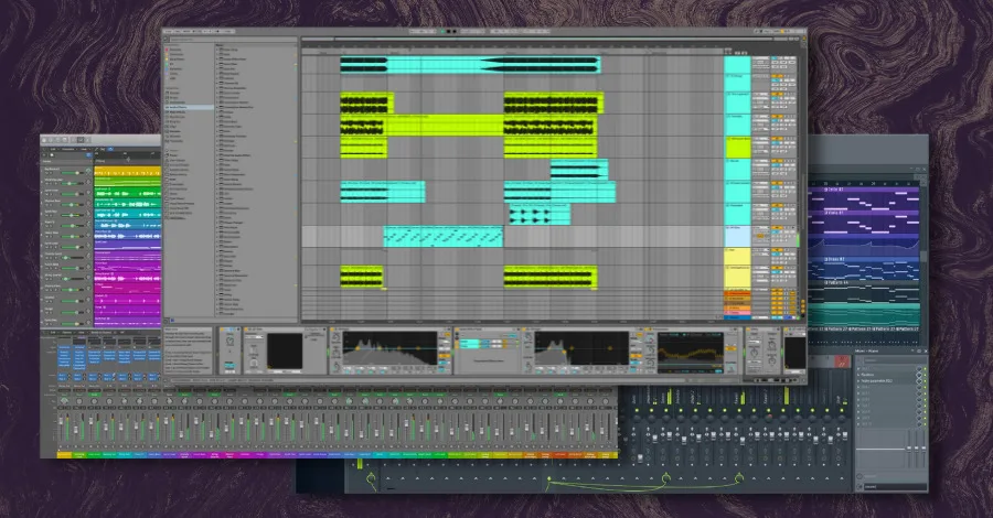 Ableton Live interface, one of the most popular DAWs for beginners
