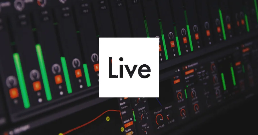 Ableton Live arrangement view showing multi-track production session