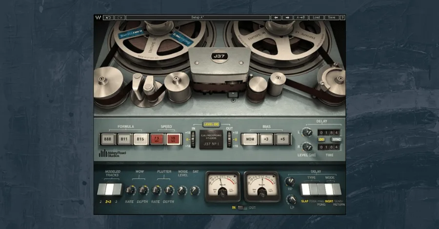 Waves J37 tape delay emulation