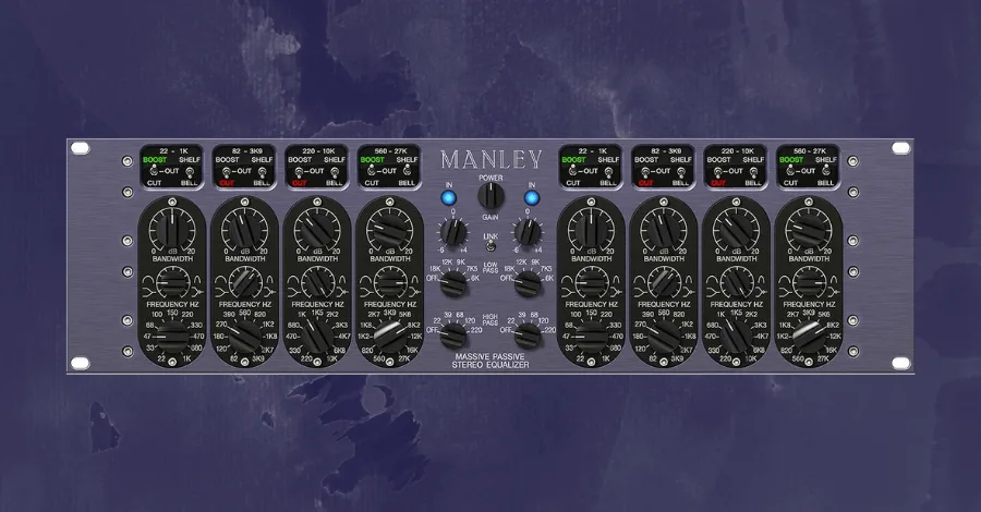 UAD Manley Massive Passive mastering EQ plugin interface