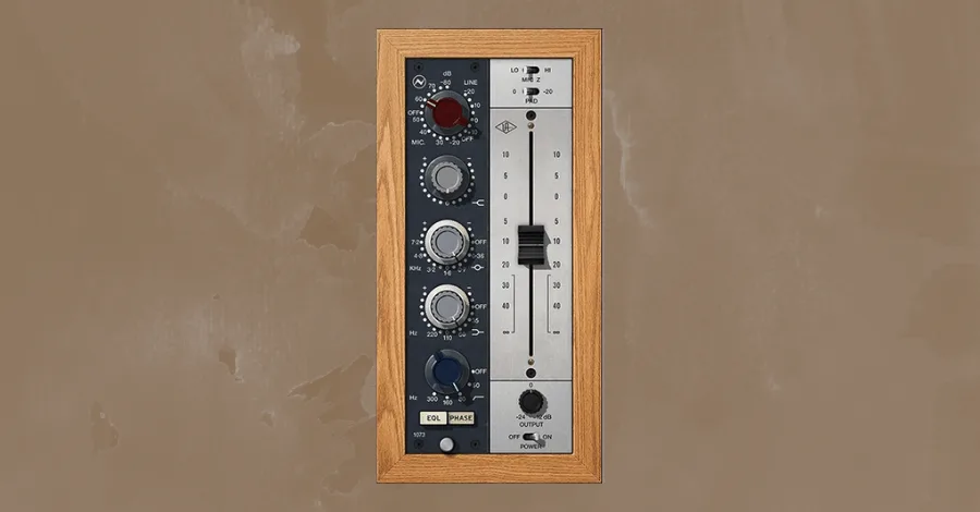 UAD Neve 1073 preamp and EQ plugin interface