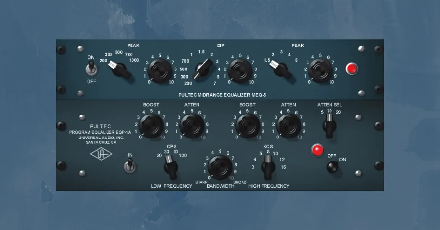UAD Pultec Passive EQ Collection plugin interface