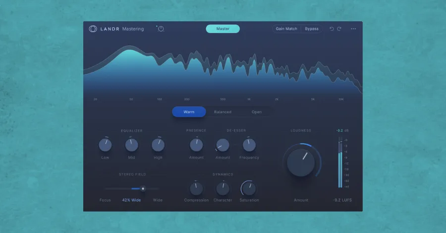 LANDR Mastering