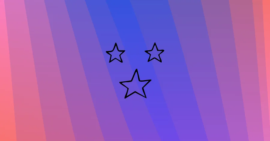 Stars icon on a purple gradient