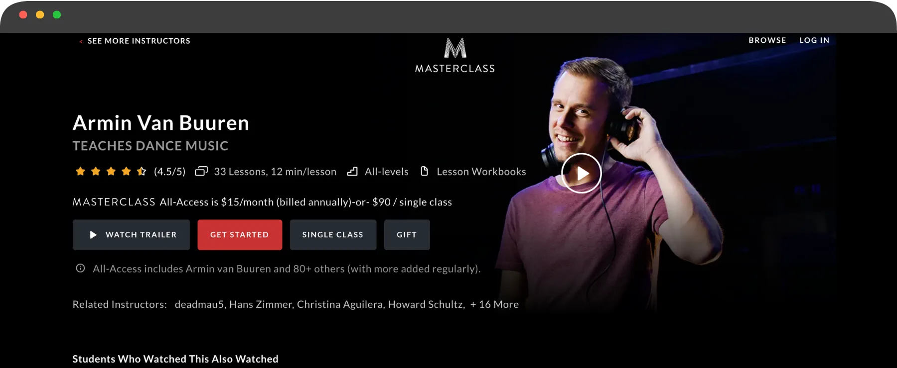 Armin van Buuren Masterclass