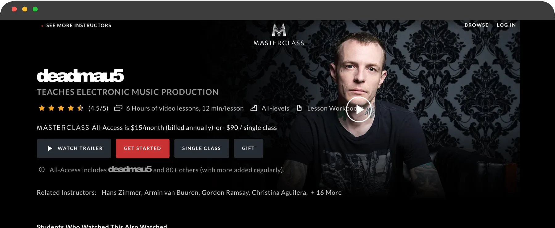deadmau5 Masterclass