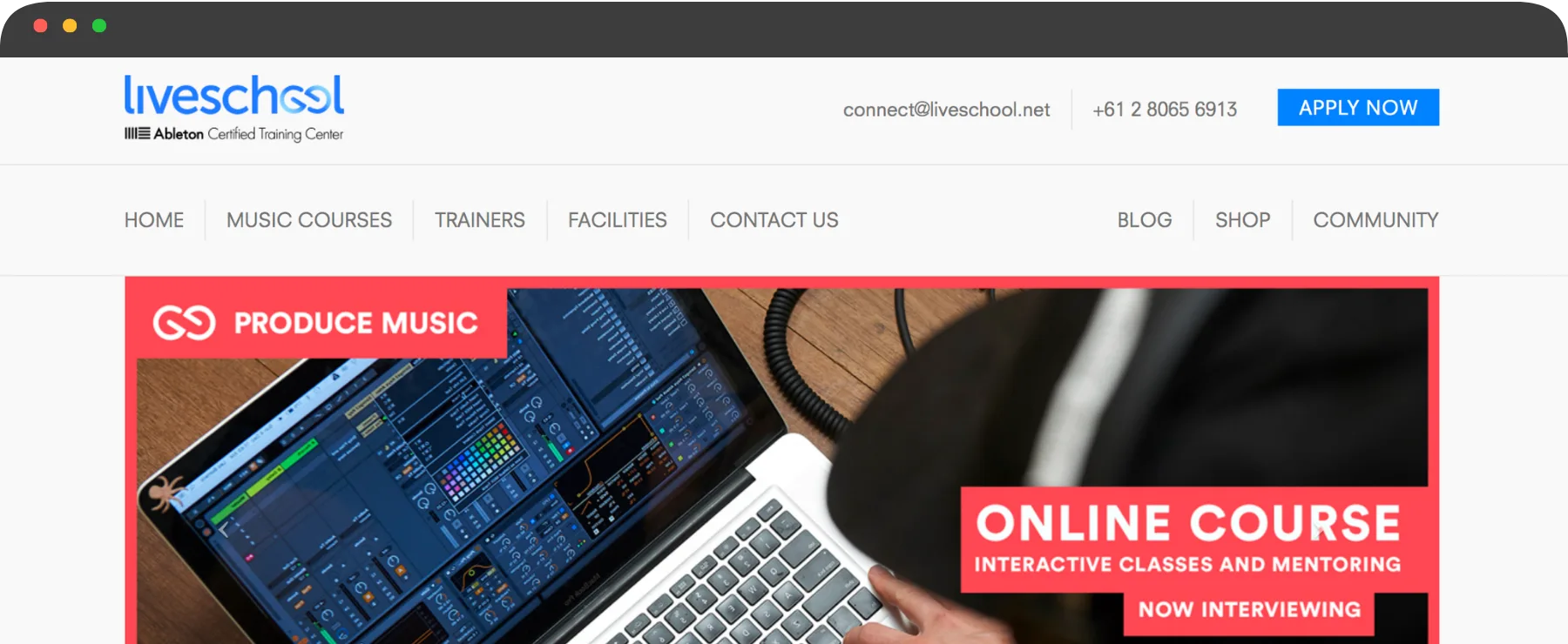 Liveschool music production school