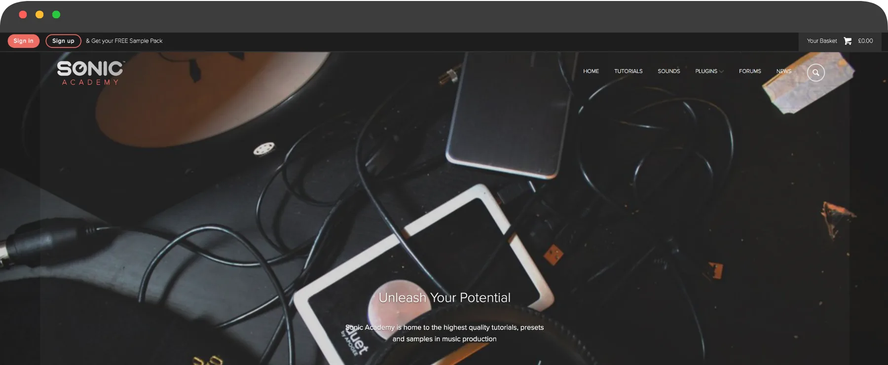 Sonic Academy music production membership