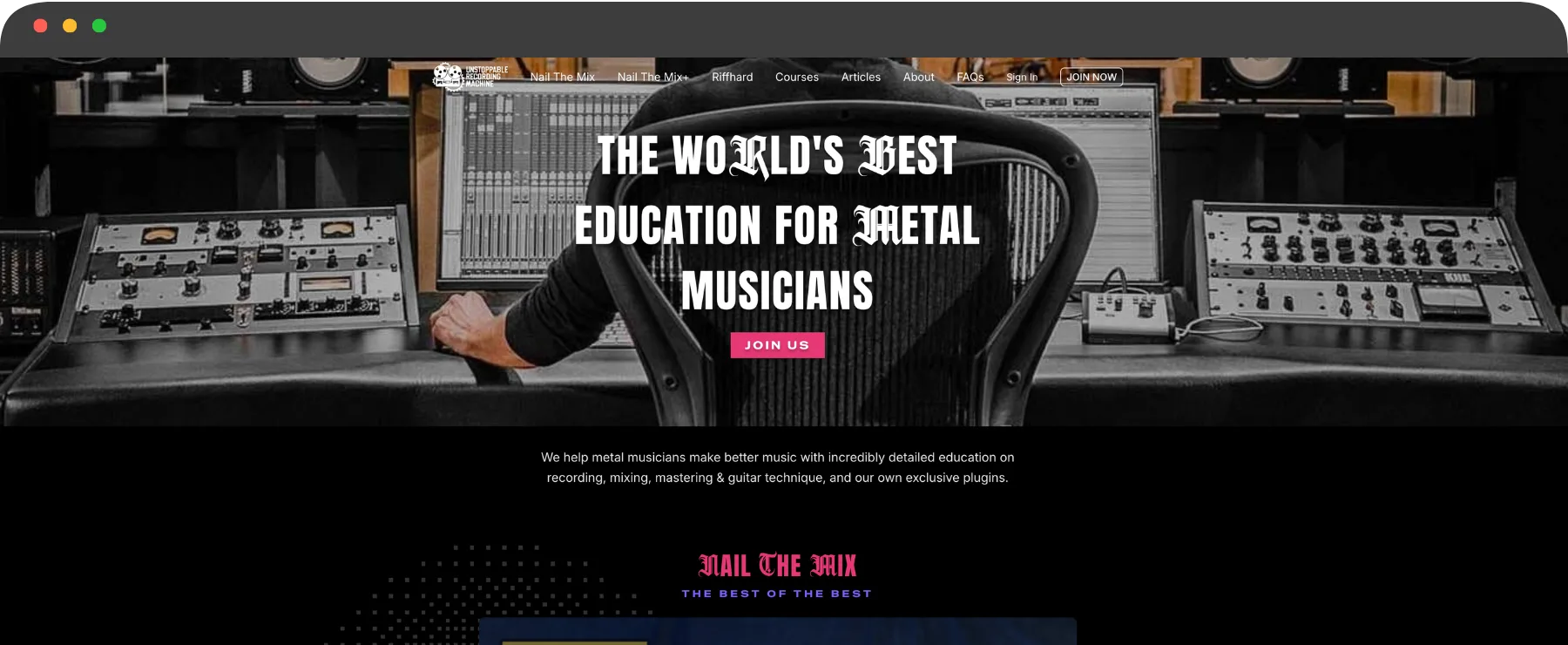 URM Academy and Nail The Mix mixing membership