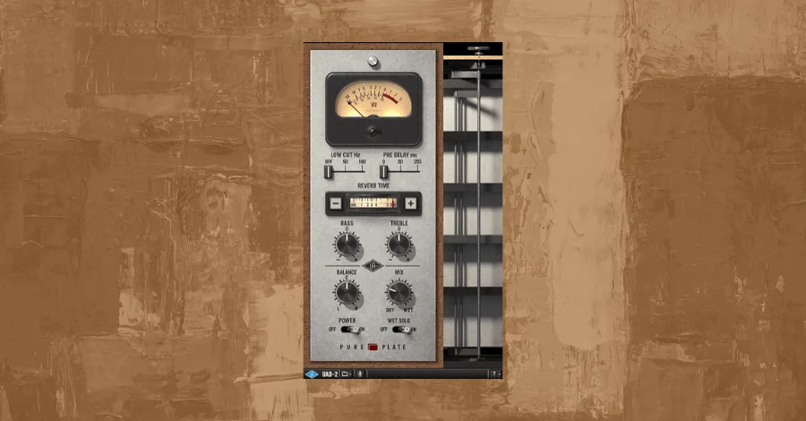 UAD Pure Plate reverb plugin interface