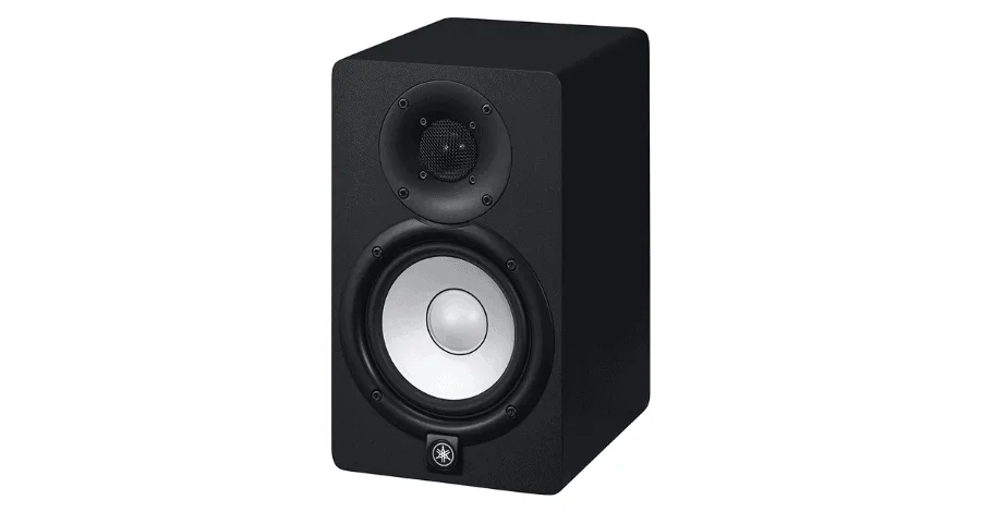 Yamaha HS5 studio monitor with white woofer
