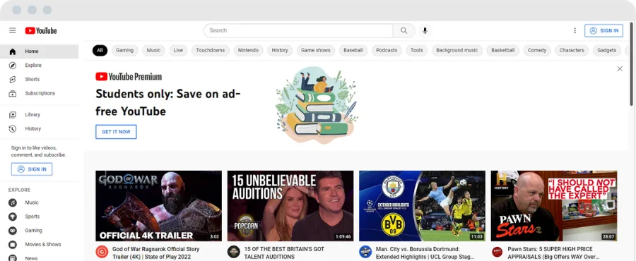 YouTube as a resource for finding vocalists