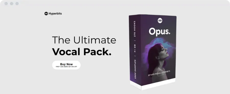Hyperbits Opus vocal sample pack