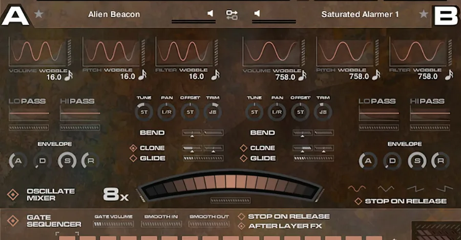 Albion One Spitfire Audio Kontakt library interface with orchestral sounds