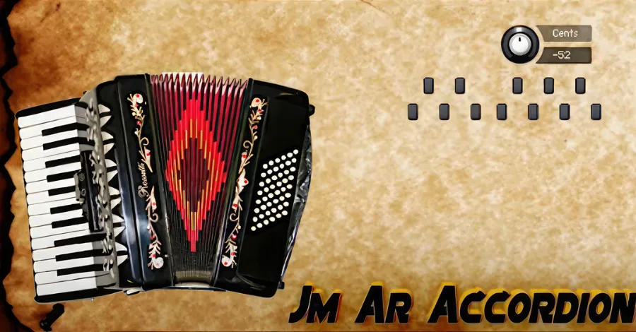 Antique Accordion Echo Collective FX Kontakt library with wheezing bellows character