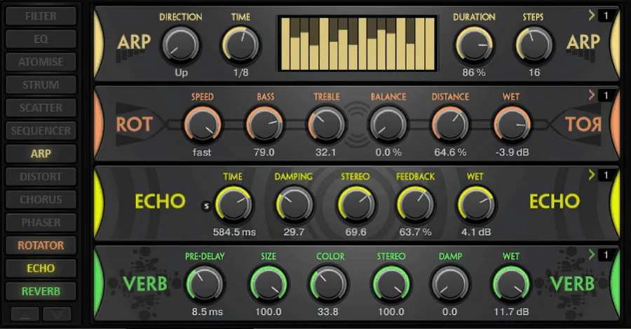 Colourform Frozen Plain Kontakt library with colour-linked sound design interface