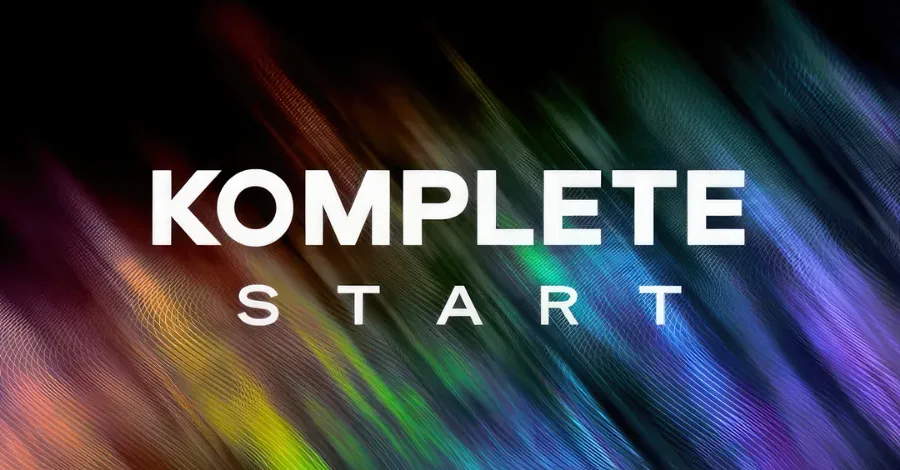 Komplete Start free Kontakt library overview showing essential instruments