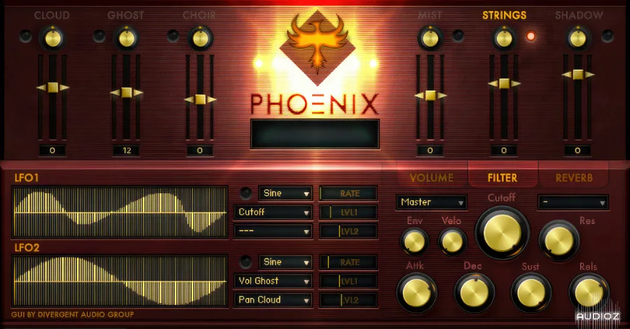 Phoenix Frozen Plain Kontakt library for string and choir sustains