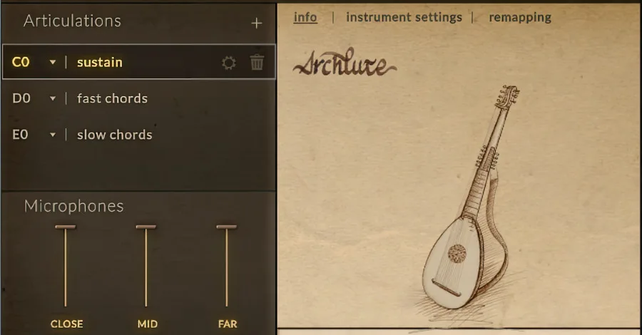 Rinascimento Fluffy Audio Kontakt library with Medieval and Renaissance instruments
