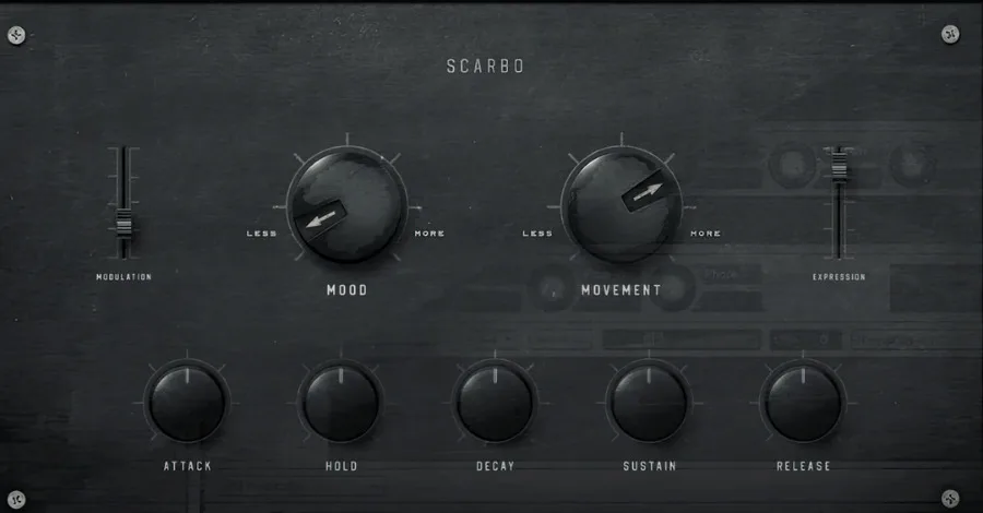 Scarbo Kontakt library interface from Teletone Audio