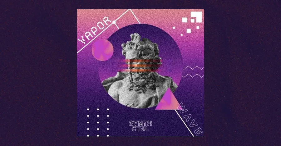 Synthctrl Vaporwave Keys and Pads Serum preset pack with retro pastel aesthetic