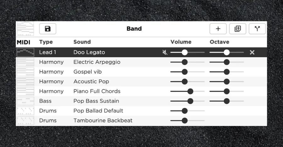 Hookpad melody writing view with note guide enabled