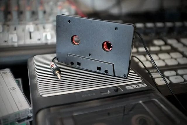 Cassette tape representing analog saturation warmth