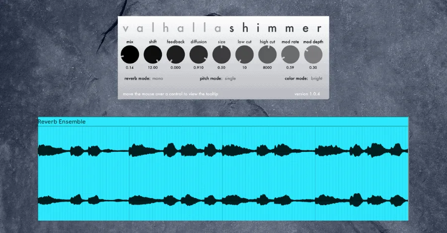 Common reverb applied to all layers placing them in the same acoustic space for cohesion