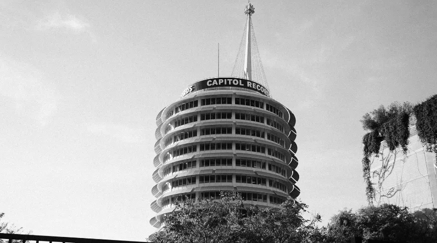 Music business professionals in a meeting, representing careers on the business side of music