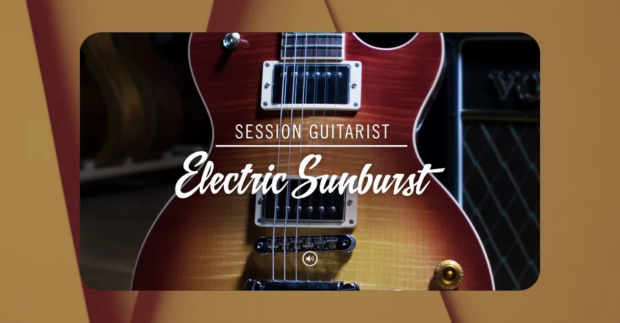 Session Guitarist virtual instrument interface showing strumming pattern controls