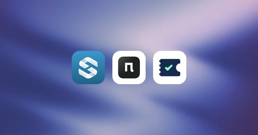 App icons for Samply, Pibox and Filepass