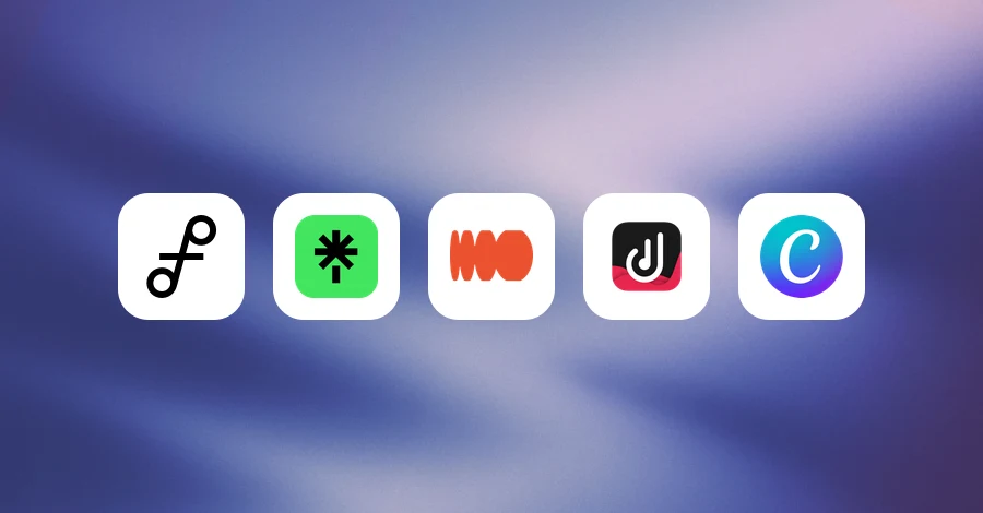 App icons for Feature.fm, Linktree, Groover, Songstats and Canva