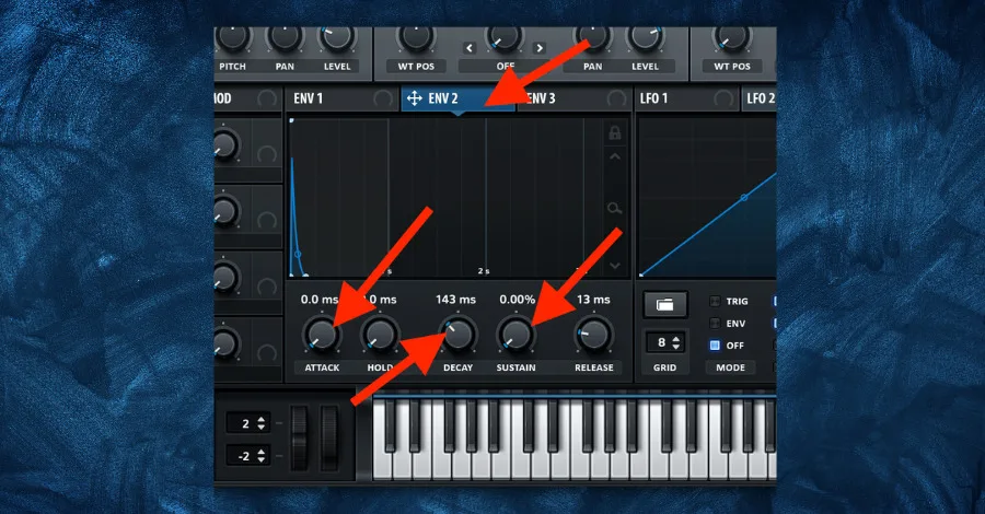 Serum ENV 2 settings