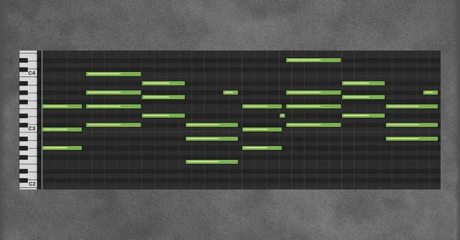 Modified chord progression with inversions and transposition
