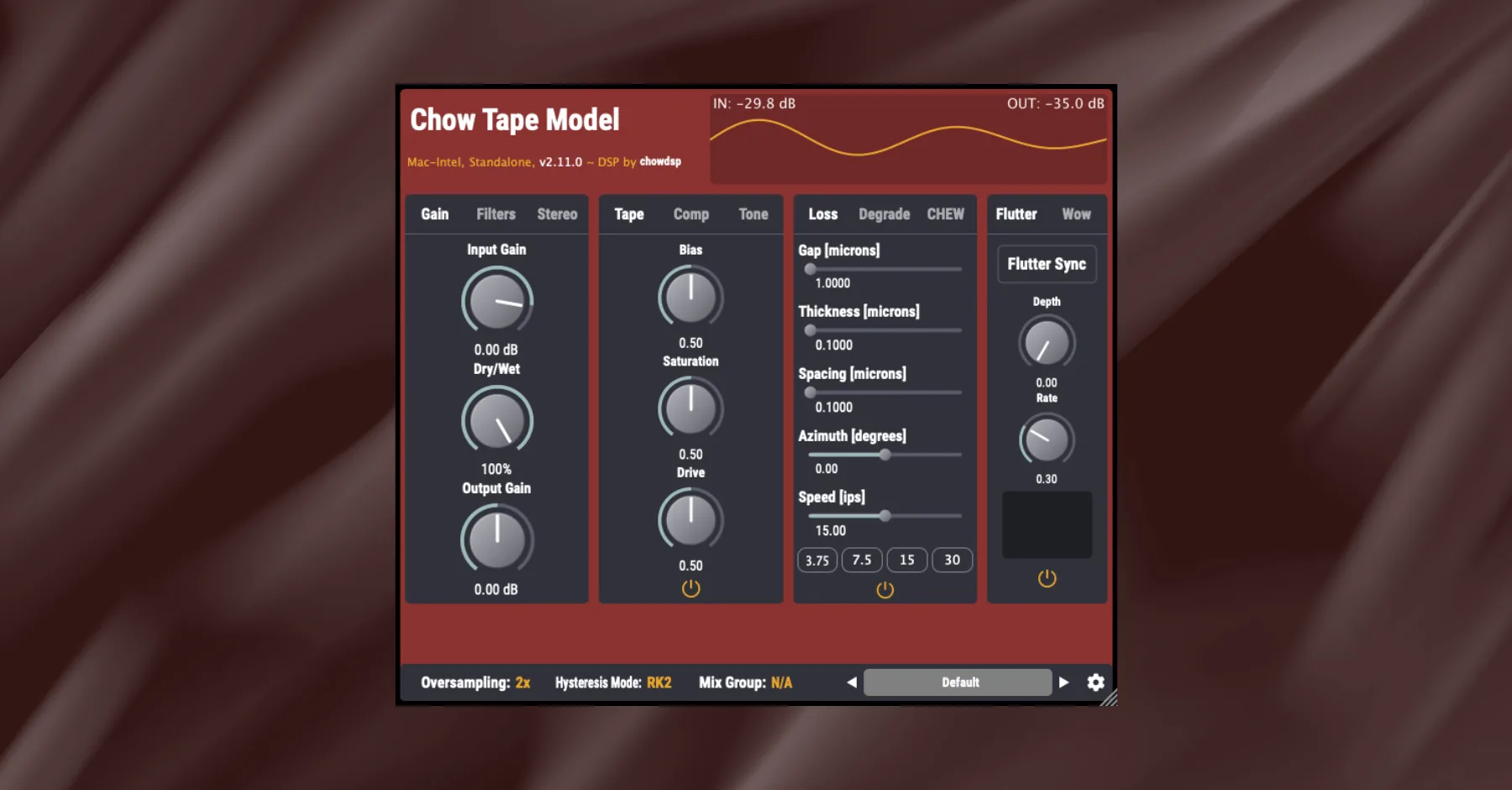 Chow Tape Model