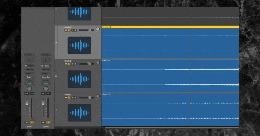 FabFilter Pro-MB inserted on synth bus channel