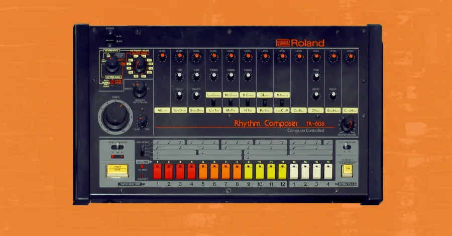 Vintage drum machine samples
