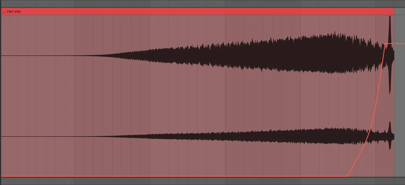 Reverse delay final effect