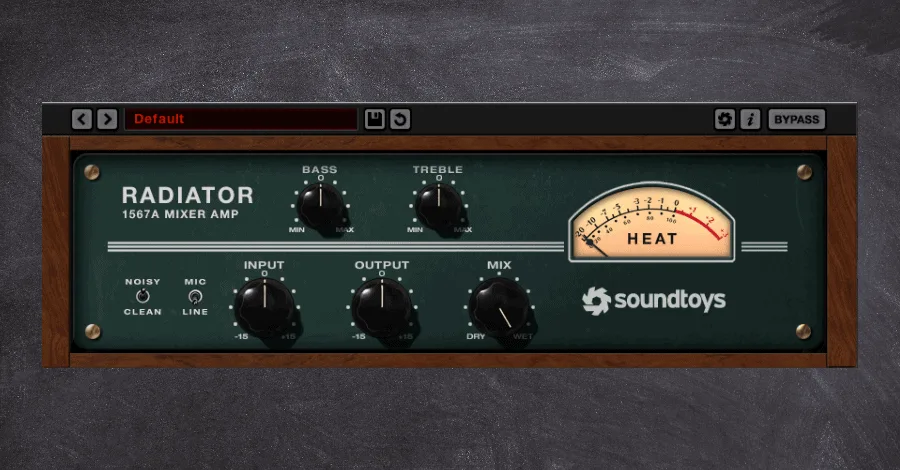 Radiator tube amp emulation based on the Altec 1567A mixer