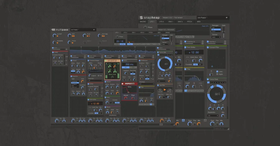 Kilohearts chorus and flanger effects alongside Serum FX and Soundtoys chorus plugins