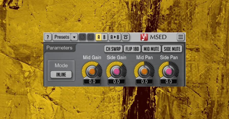 Voxengo MSED mid-side encoder-decoder plugin with independent M/S level controls