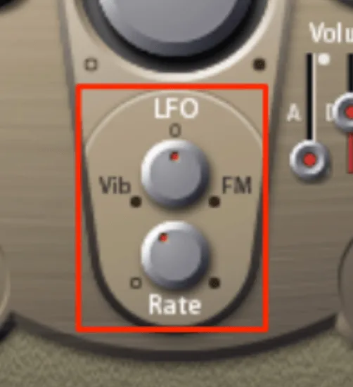 EFM1 with example settings configured for deep house style FM sounds